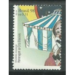 C2087 O CIRCO BRASILEIRO PALHAÇO E CIRCO 98 - 10.242a  Mint